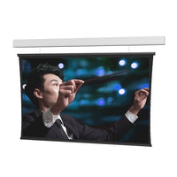 Da-Lite 29741G 220" Wireline Advantage Electric Projection Screen, Ceiling Mount, Flangeless Case, 16:9 HDTV, HD Progressive 1.1 Contrast, 120V