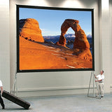 Da-Lite 99798 Heavy-Duty Fast-Fold Deluxe Portable Projection Screen Floor Standing Screen, 16:9 HDTV, Da-Tex, 184" Screen, TAA Compliant