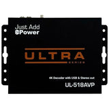 Just Add Power UL-518AVP 3G Ultra Series 3G 4K A/VPro Enhanced Gigabit Receiver, 518AVP (Previous VBS-HDIP-518AVP)