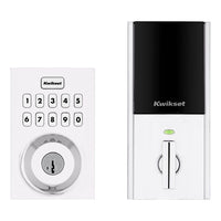 Kwikset 98935-006 HomeConnect 620 Long-Range Z-Wave Contemporary Smart Lock, 920 MHz, Polished Chrome