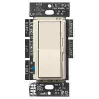 Lutron DVSCCL-153P-PM Diva LED+ Dimmer Switch; 150W LED; Single Pole / 3-Way; No Neutral Required; 120V; Pumice