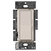 Lutron DVSCCL-153P-TP Diva LED+ Dimmer Switch; 150W LED; Single Pole / 3-Way; No Neutral Required; 120V; Taupe
