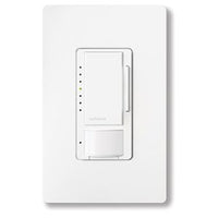 Lutron MRF2S-8SD010-WH Vive Maestro 0–10V Occupancy / Vacancy Sensor Dimmer; 8A Switching; 50mA Sink; 120 / 277V; White