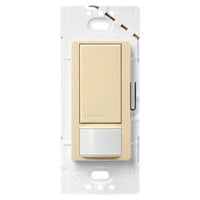 Lutron MS-OPS5M-IV Maestro Motion Sensor Switch; 5A Light / 3A Fan; 120V; Single / Multi-Location; Ground or Neutral Required; Ivory