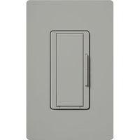 Lutron RD-RD-GR Maestro Companion Dimmer Switch for RA3 / RA2 Select; Multi-Location Remote Dimmer; 120V; Not For Stand-Alone Use; Gray
