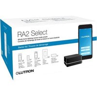 Lutron RR-SEL-KIT-PRO RA2 Select PRO Starter Kit contains (2) RRD-PRO-WH; (1) PJ2-4B-GWH-P03; (1) PICO-WBX-ADAPT; (3) CW-1-WH; (1) RR-SEL-REP2-BL