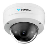 Luminys N3D-8LA2 LumiLuxSmart 8MP Dome IP Camera with IR and White-Light LEDs, 2.8mm Lens