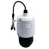 Luminys P54-4DA25 4MP LumiDeterrent + Dual-Stitched Lens IP Camera, 25x Maximum Optical Zoom, 2.8mm Panoramic Lens, 5-125mm PTZ Lens