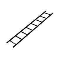 Middle Atlantic CLB-6-12 Cable Ladder, 12" Width, 6', Black