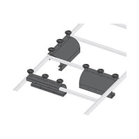 Middle Atlantic CLH-ED17 Ladder End Drop with Spools, 17" Width, TAA Compliant, Black