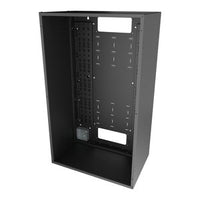 Middle Atlantic VWM-BP-4210-BW VWM Series Back Pan for Solid Door, 42" High x 10" Deep, TAA Compliant, Black