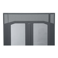 Middle Atlantic BPFD-45 Plexi Front Door for BGR Racks, 45U RMS, Black