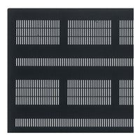 Middle Atlantic DFVRD-44 Fully-Vented Rear Door for DRK Series Racks, 44U RMS, Black