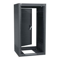 Middle Atlantic ERK-1825KD ERK Series Frame Only with Rear Door, Knockdown, 25" Depth, 18U, TAA Compliant, Black