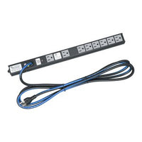 Middle Atlantic PD-815SC PD Series Slim High-Density Vertical Power Strip, 15A, 8-Outlet PDU