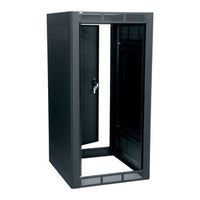 Middle Atlantic WRK-24SA-27 WRK Series Floor Standing Rack with Rear Door, 27.6"D x 24.3"W, 24U RMS