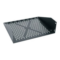 Middle Atlantic WUSS20.5 Wide Unit Shelf System, 20.5" Deep, Black