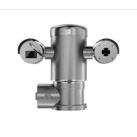 Pelco EXBE2-2X30QF06-SPT-M1G-1 ExSite Enhanced 2 Series 2MP Explosion-Proof Bispectral PTZ Camera, 6.3mm Lens, Stainless Steel