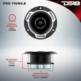 4" High Compression Neodymium Tweeter | 150W 1.25" Polyimide 8-Ohm Vc