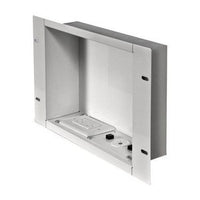 Peerless-AV IBA2AC-W In-Wall Accessory Box with 125V Duplex Power Receptacle for Recessed Cable Management and Power Storage, White
