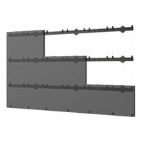 Peerless-AV LEDUNVS-6X6 SEAMLESS Connect Universal dvLED Mounting System for 27" Displays in 6x6 Configuration, Black