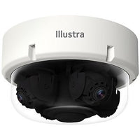 Illustra IPS20-M12-OIA4 Pro Gen4 20MP IR Multisensor Camera, 2.7-13.5mm Lens, White