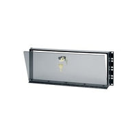 Middle Atlantic SECL-4 Fixed Security Cover with Hinged Plexi Door, 4U RMS