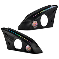 Polaris Slingshot Arm Rest Empty Enclosure With Digital Led Lights fits 2 x 6.5" Speakers  | 2015 - Current