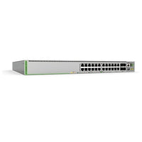 Hanwha HV-GS980MX/28PSM-10 Mid Range Edge Switch, L3 Stackable by Allied Telesis, US Power Cord