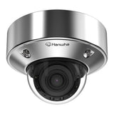 Hanwha XNV-A8084RS 5MP AI IR Vandal Dome IP Camera, 3.3-9.3mm Lens, 50m IR Length, Stainless Steel