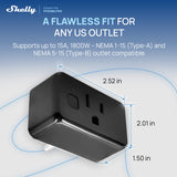 Shelly Plug US Gen4 Black