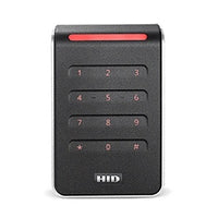 HID 40KTKS-02-0003A2 Signo 40K Keypad Reader, Smart Profile, Wiegand, Black with Silver Trim