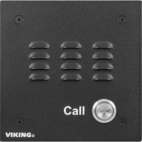 Viking E-10-IP VoIP Handsfree Entry Phone, PoE Powered, SIP Compliant, Black