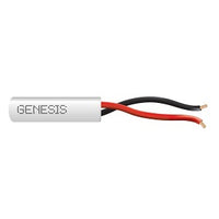 Genesis 21025801 22/2 Stranded Unshielded Cable, Riser, CMR, FT4, 250' (76.2 m) Speed Bag, White