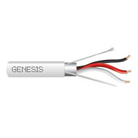 Genesis 32265012 18/3 Stranded Shielded Cable, Plenum, CMP, FT6, 500' (152.4 m) Reel, Natural