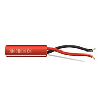 Genesis 4522104W 14/2 Stranded Unshielded Fire Alarm Cable, Plenum, FPLP, 1000' (304.8 m) Reel, Red w/ White Stripe