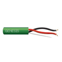 Genesis 52525505 14/2 Stranded Unshielded Speaker Cable, Riser, CMR, FT4, 500' (152.4 m) Pull Box, Green