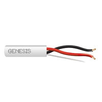 Genesis 54776101 12/2 (105-Strand Oxygen-Free Copper) Audacious Unshielded Speaker Cable, Riser, CMR, FT4, 500' (152.4 m) Reel-in-a-Box, White