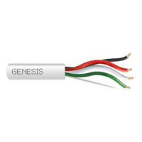 Genesis 31151112 18/4 Stranded Unshielded Cable, Plenum, CMP, FT6, 1000' (304.8 m) Pull Box, Natural