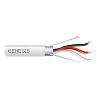 Genesis 32271112 22/3 Stranded Shielded Cable, Plenum, CMP, FT6, 1000' (304.8 m) Pull Box, Natural