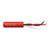 Genesis 55021004 16/1-Pair Solid Unshielded Fire Alarm Cable, NYC Certified, FPLP, 1000' (304.8 m) Reel, Red