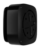AJAX 95195.166.BL3 FireProtect 2 (Heat/Smoke/CO) Jeweller Heat, Smoke, and CO Fire Detector with Replaceable Batteries, Black