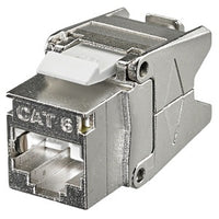 Hubbell HJS624 CAT6 Shielded Jack with Cobra-Lock Termination