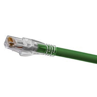 Hubbell HC6AGN95 CAT6A Slim Patch Cord, Ascent, 95', Green
