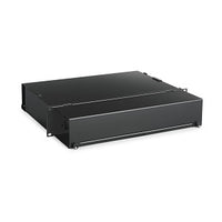 Hubbell FTR2U8H4 Fiber Rackmount Tray with Cover 4H4 Panel Unloaded, 2U