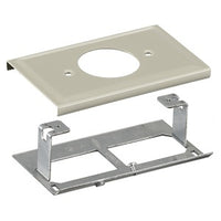 Hubbell HBL3033JEIV Raceway Plate 1.60" Opg HBL 3000 Series, Ivory