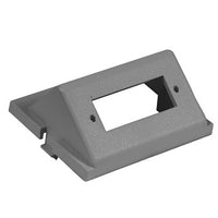 Hubbell IM1SCA15GY Audio / Video Unloaded Module, SC Angled, 1-Duplex, 1.5U, Gray