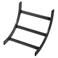 Hubbell HLI1290B Ladder Rack, Inside Radius, 12", Black