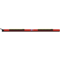 Hubbell PV72IB20CC-10RD inSIGHT Basic Power Distribution Unit, 10' Cord, Red