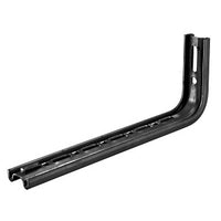 Hubbell HBTLB8BK L-Shape Wall Bracket for 8" Tray, Black